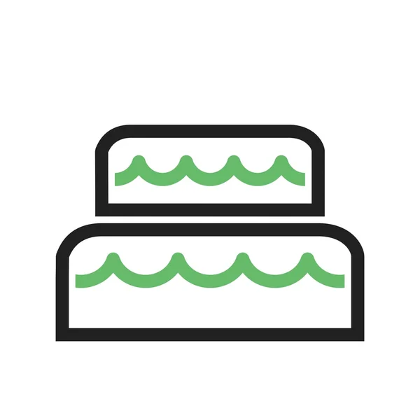 Торт, десерт, сладкая икона — стоковый вектор