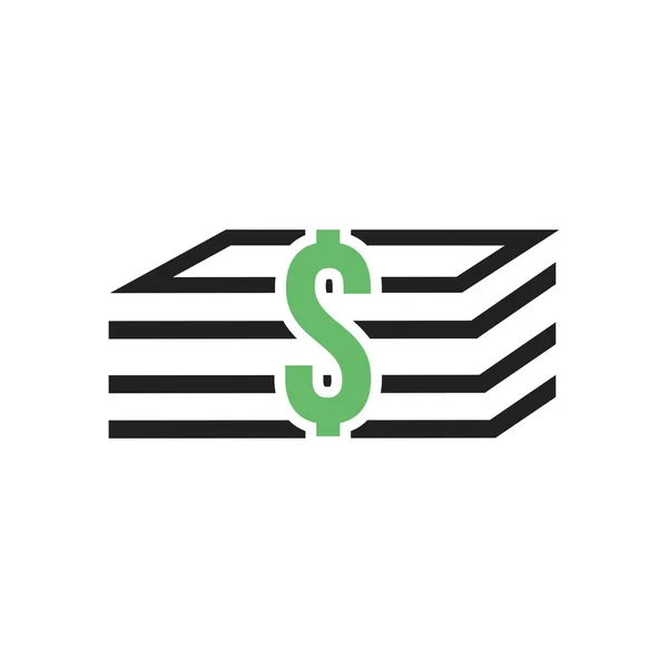 Facturación, pagos, icono financiero — Vector de stock