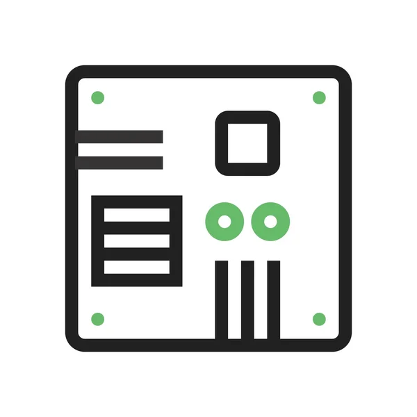 Motherboard, computer icon — Stock Vector