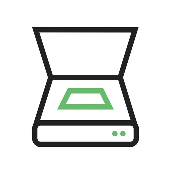 Scanner, icône de bureau — Image vectorielle