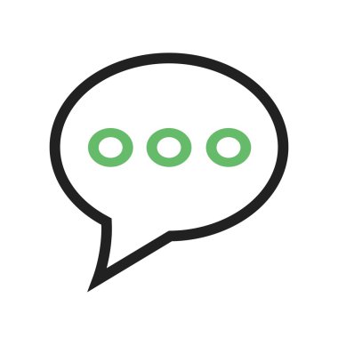 Message Bubble with dots icon