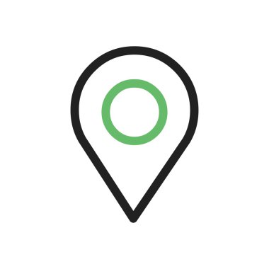 Location service, map pin icon