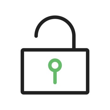 Unlock, security icon