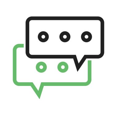 Communication, speech bubbles icon