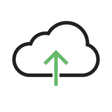 Upload, cloud, arrow icon