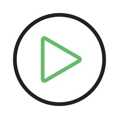 Play, player button icon