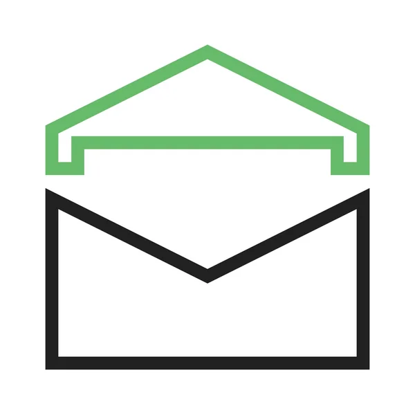 Abrir Envelope, ícone de correio — Vetor de Stock