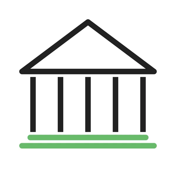 Bank, Building icon — 스톡 벡터