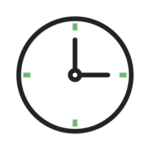 Tiempo, icono del reloj — Vector de stock