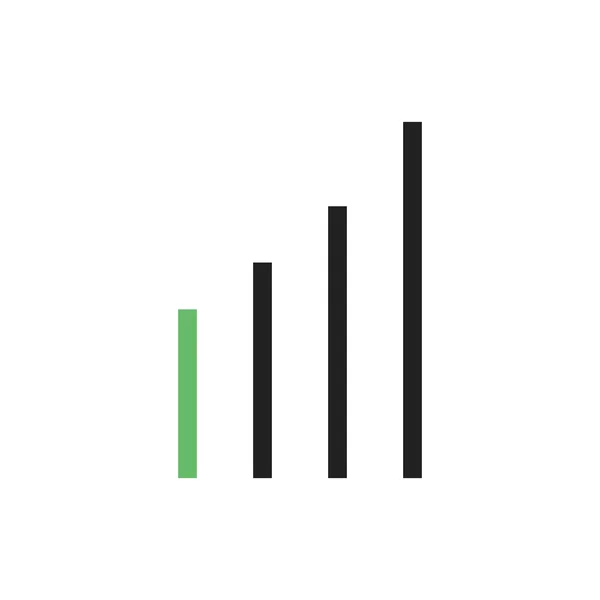 Cell signal icon — Stock Vector