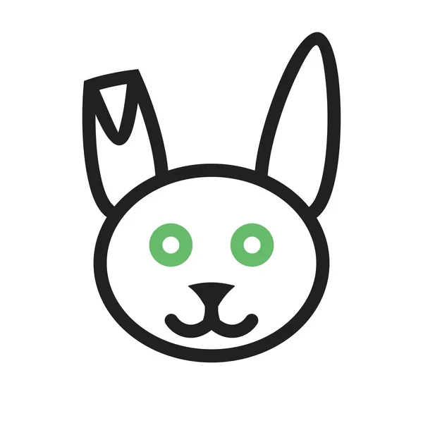 Easter Bunny, rabbit icon — Wektor stockowy