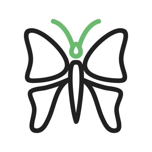 Mariposa, icono de insecto — Vector de stock