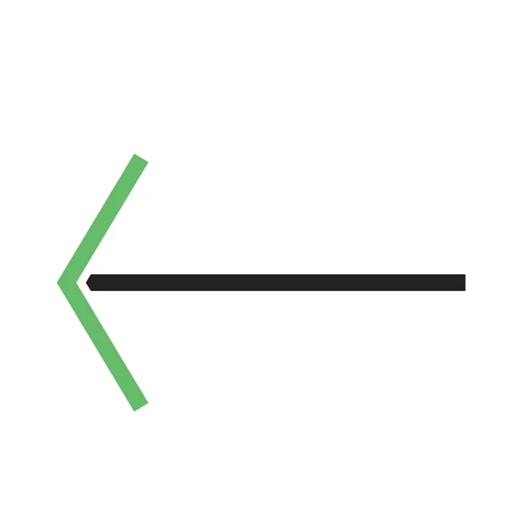 Back, Left Arrow icon — ストックベクタ