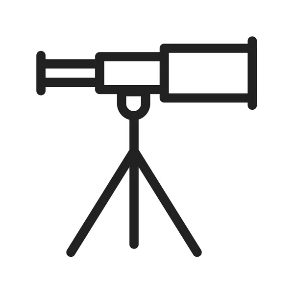 Telescópio em pé —  Vetores de Stock