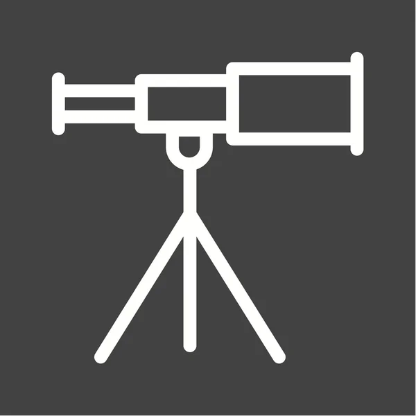 Telescope on Stand — Stock Vector