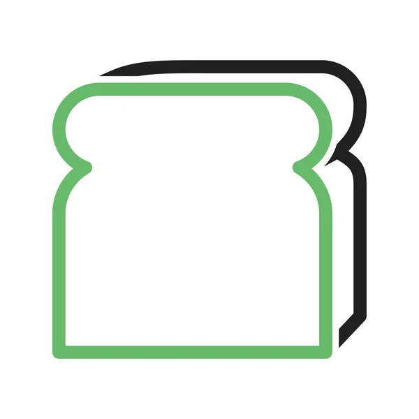 Scheibe Brot — Stockvektor