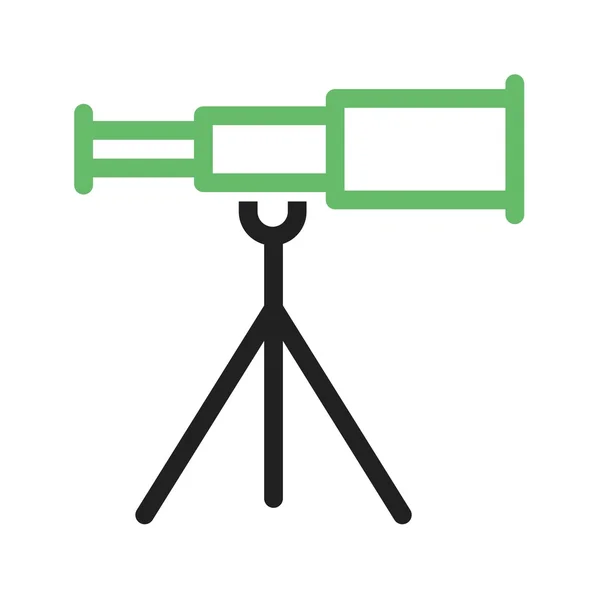 Telescopio en Stand — Vector de stock