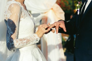 romantik gelin ve damat