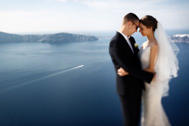 Terasta sarılma romantik güzel Çift