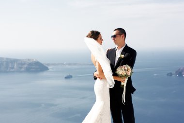 Terasta sarılma romantik güzel Çift