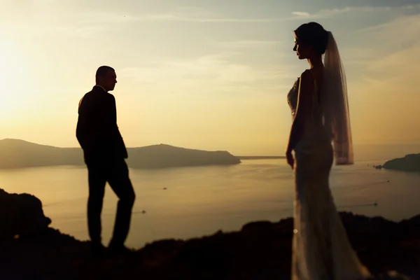 married couple bride and groom posing