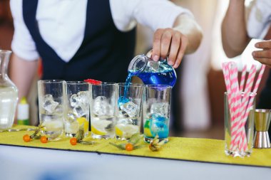 master mixologist içecekler ve kokteyller oluşturma
