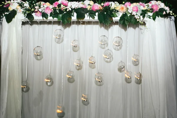 Original creative wedding decoration — Stock Photo, Image