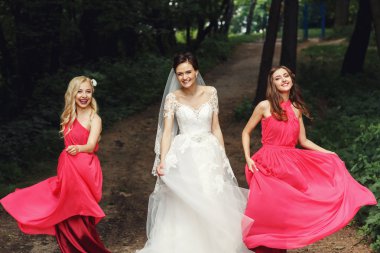 Mutlu gelin ve nedimeleri 