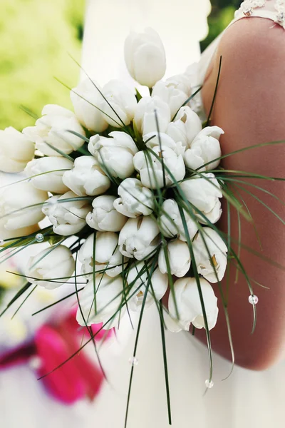 Svatební kytice a výzdoba — Stock fotografie