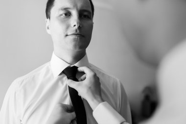 Damat Düğün için hazırlanıyor bir güzel balck düzeltir