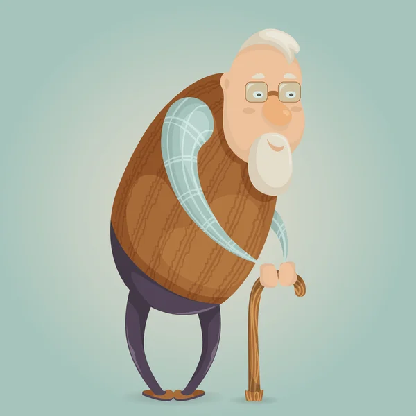 Old man cartoon Vector Art Stock Images | Depositphotos