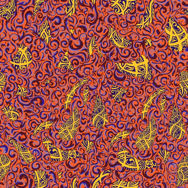 Motif floral coloré sans couture — Image vectorielle