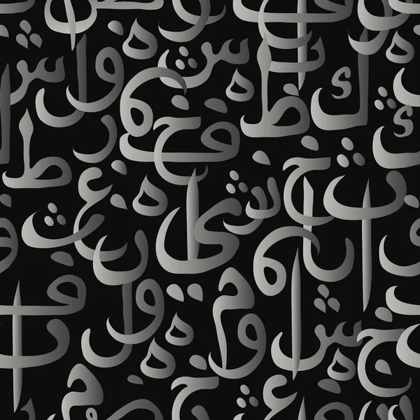 Ornement sans couture motif musulman calligraphie arabe — Image vectorielle