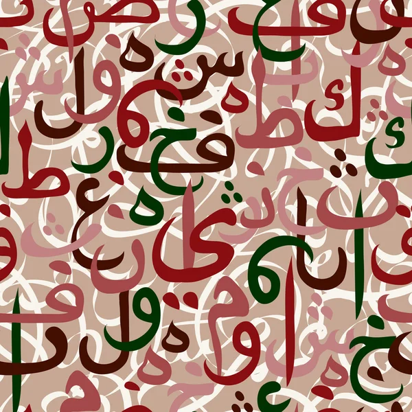 无缝图案装饰阿拉伯文书法的文本 eid 穆巴拉克概念为穆斯林社区节日 eid al fitr(eid mubarak) — 图库矢量图片