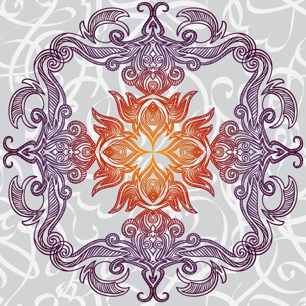 Diseño colorido floral inconsútil del ornamento árabe islámico — Vector de stock