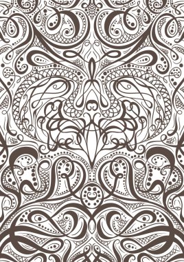 Süsleme desen iskambil veya kaligrafi dekoratif öğeler arka plan kitap kapağı. Vintage çiçek çizilmiş şekil ver. Arapça Motif.Retro afiş, davetiye, düğün kartı, hurda rezervasyon.