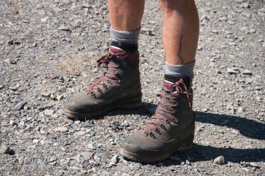 Uzun yürüyüşe çıkan kimse, doğa, Salzburger arazi, Alpler, Avusturya