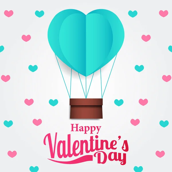 Papel San Valentín Estilo Corte Artesanal Corazón Tosca Verde Forma — Vector de stock