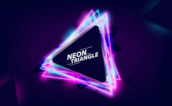 80 'li yılların modası, neon rengi ve karanlık arka planlı gece hayatı için parlak bir ışık efekti.