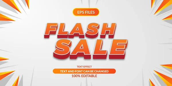 Super Flash Editable Text Effect Eps Векторный Файл Рекламный Баннер — стоковый вектор