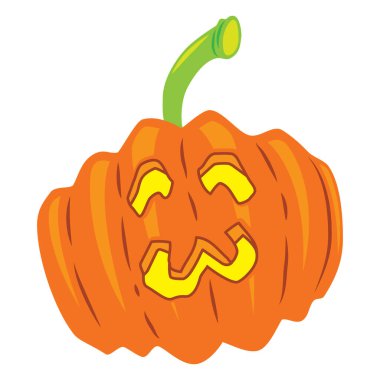 Cadılar Bayramı için balkabağı, Cadılar Bayramı karakteri, Vektör.