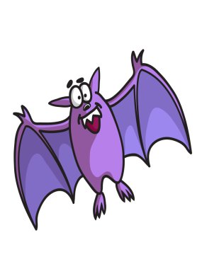 Sevimli çizgi yarasa