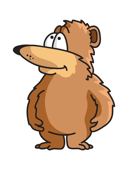 Niedlicher Cartoon-Bär — Stockvektor