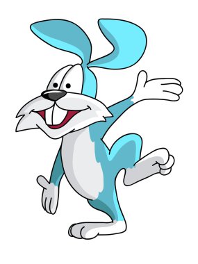 Sevimli tavşan çizgi filmi