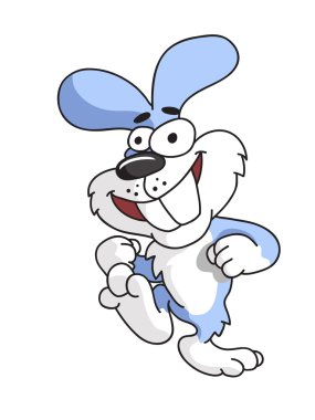 Sevimli tavşan çizgi filmi