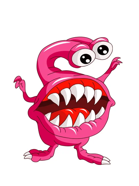 Cute characters cartoon monster — Stock Vector