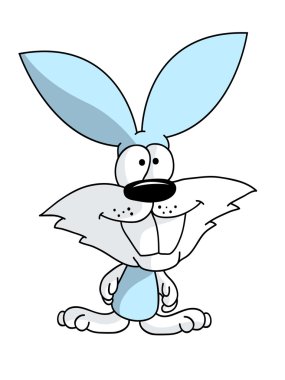 Tavşan karikatür komik