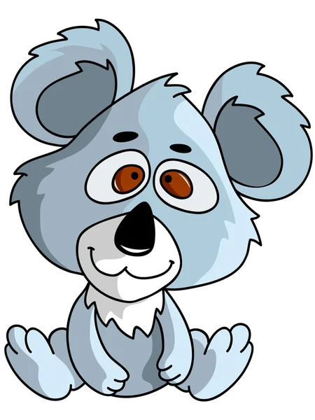 Netter Koala-Cartoon — Stockvektor