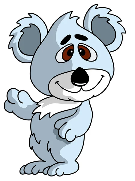 Lindo koala dibujos animados — Vector de stock