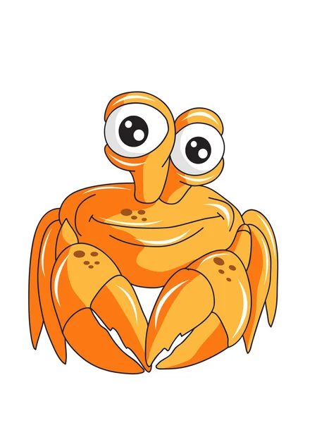 Cute crab cartoon — Stock Vector